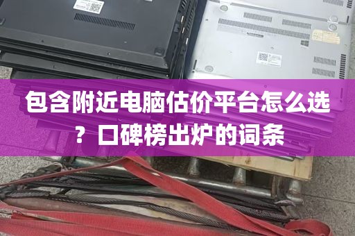 包含附近电脑估价平台怎么选？口碑榜出炉的词条